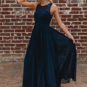 Navy Bridesmaids Dress/Evening Gown